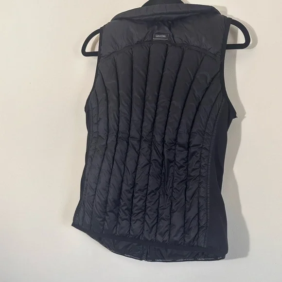 Calvin Klein performance premium down full zip light weight black vest size M - Picture 12 of 14